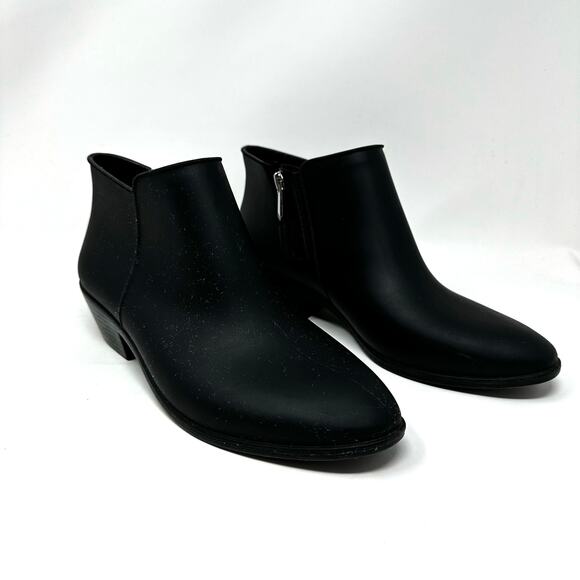 Sam Edelman Black Petty Rain Booties - Picture 3 of 14